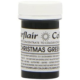 Sugarflair Tartranil Paste Christmas Green (Pack of 2)