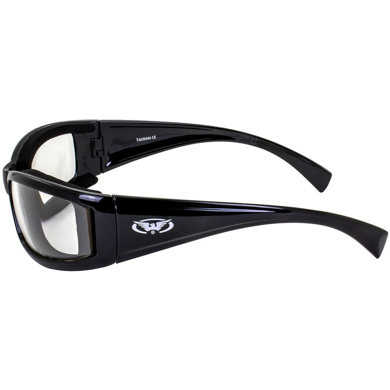 Global Vision Stray Cat 24 Auto-Darkening Photochromic Motorcycle Sunglasses Gloss