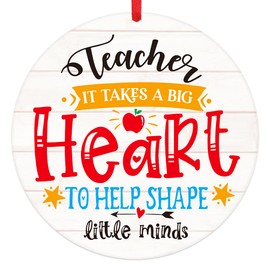 Teacher Ornaments Teacher Appreciation Gifts for Women Teacher Ornaments for Tree Decorations Retirement End of Year Gifts for Teachers Back to School Graduation Gifts