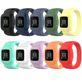 Band for Garmin Vivofit Jr. 3, Soft Silicone Replacement Watch Band Strap for Garmin Vivofit Jr. 3 Fitness Tracker, Small, Large (No Tracker)