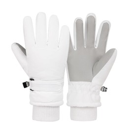 Sea Zaela - Guantes de invierno impermeables para niños pequeños, guantes de nieve cálidos para niños y niñas, guantes de esquí a prueba de viento y jóvenes