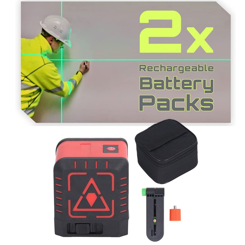 Laser Leveling High Visibility Green Self Leveling 3D Cross Line
