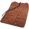 UJ Ramelson 10 Pocket Suede Leather Tool Roll Up Holder