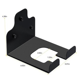 Coraltree 2 Pack Garage Organizer Trimmer Rack, Garden Power Tool Hanger Weed Whackers Holder Wall Mounted for Grass Trimmer, Hedge Trimmer, Garage Trimmer, Garden Tools