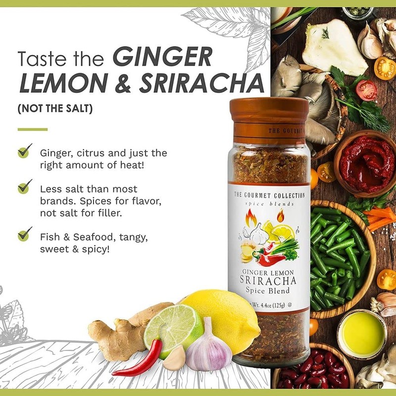 The Gourmet Collection Ginger Lemon Sriracha Spice Blend