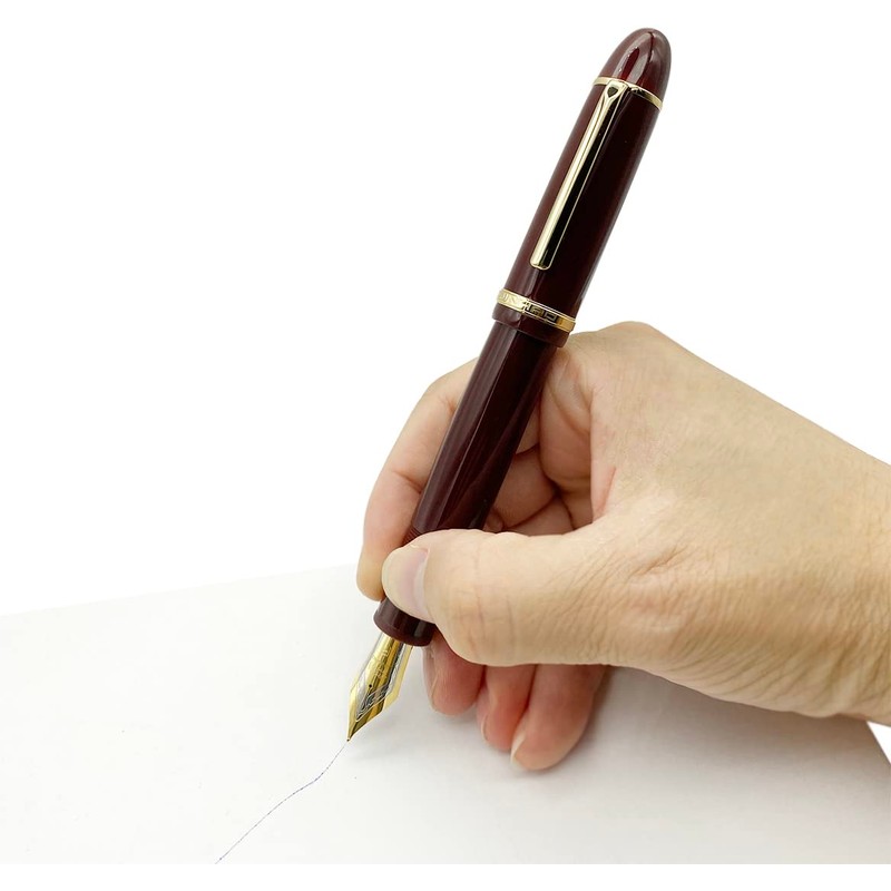 Gullor Fine Nib Fountain Pen X159, Acrylic Big Size Writing