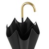 Deco 79 Metal Umbrella Stand with Gold Handle and Ball
