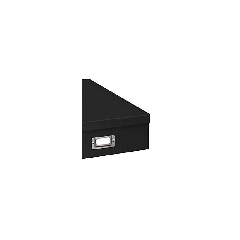 Pioneer Jumbo Scrapbook Storage Box, Black, 14.75 Inch x 13