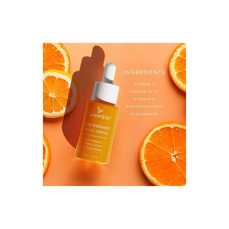 Lanmeri Pure Radiance CE Ferulic Vitamin C Serum for Face