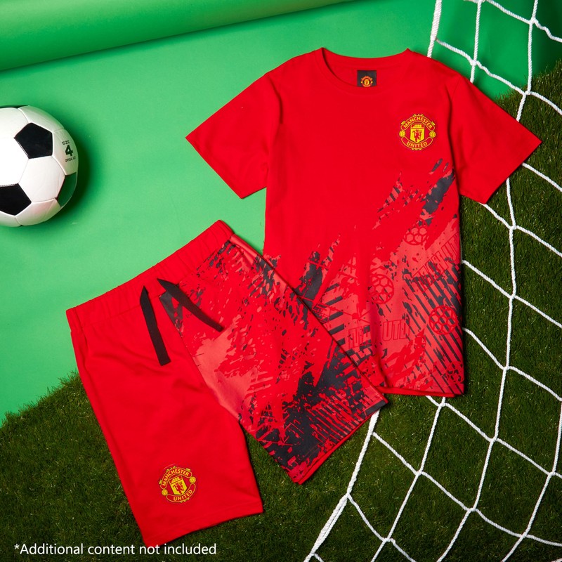 Get Trend Manchester United F.C. Pyjamas Boys Short Football PJs