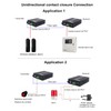 2 Port Contact Closure Over Fiber Optic Converter-Singlemode Fiber up