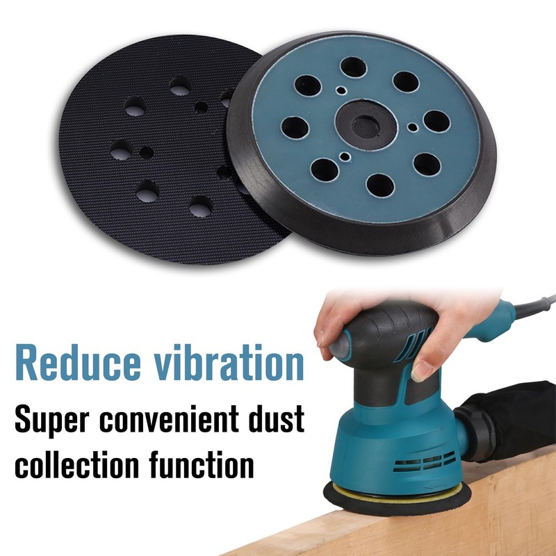 Replacement Sander Pad, 5 Inch 8 Hole Replacement Sander Base,