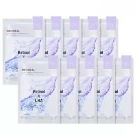 Mediheal 메디힐 더마 시너지 랩핑 마스크 모공탄력 10매 1개 Mediheal Derma Synergy Wrapping Mask Pore Elasticity 10 Sheets