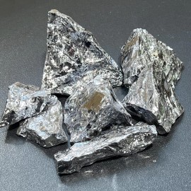 Silver Silicon Rough Raw Man-Made Stones (By The Piece Or Pound) Wholesale - 8 Ounces (5-8 Pcs)