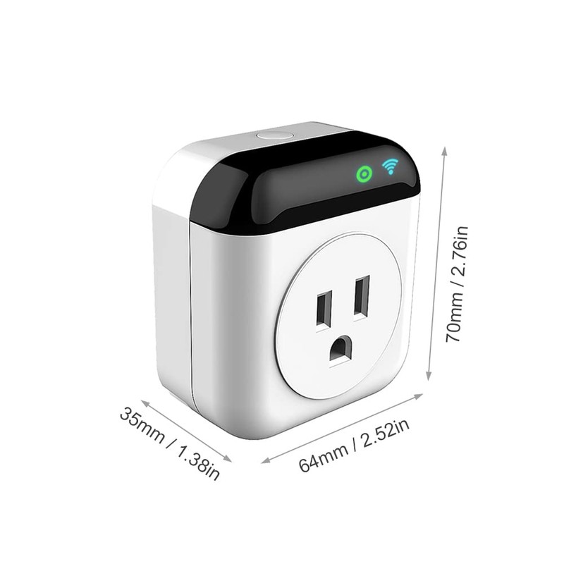 Socket Socket,ERYUE Programmable Smart WiFi Thermostat Plug Outlet Mini Temperature