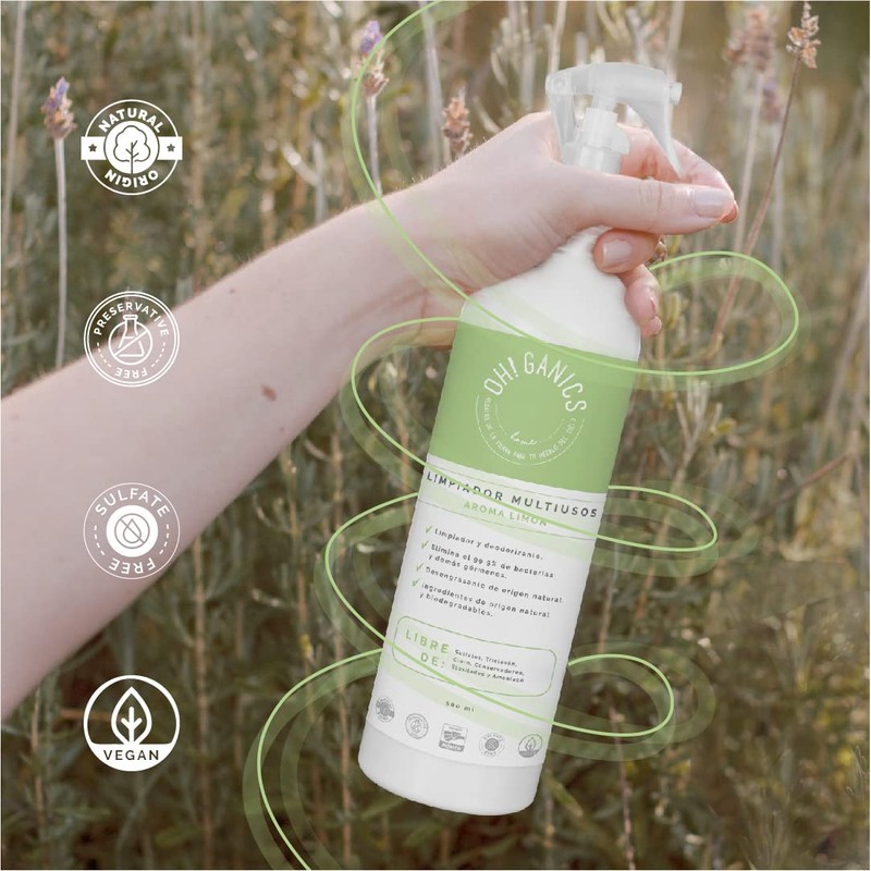 OH!GANICS., Limpiador Multiusos Aroma Limón de 500 ml