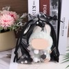 Tinoaly Clear Doll Display Bag, Portable Protective Case with Pom