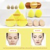 Juego de 15 esponjas de maquillaje,polvo facial, esponjas de maquillaje,