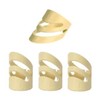 aLaska Pik Fingerpicks for Guitar/Stringed Instrument ,LARGE, 4