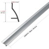 DAILISEN 35.43 in / 90cm L Aluminum Door Drip Cap