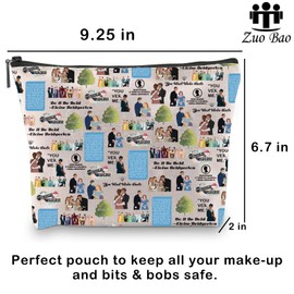 Zuo Bao Spiling The Tea Cosmetic Bag Historical Drama Regency Era Makeup Bag Whistledown Style Gift Historical Romance TV Series (Be Bold)
