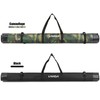 Lixada Fishing Rod Case Portable Soft Case Folding Pole Storage