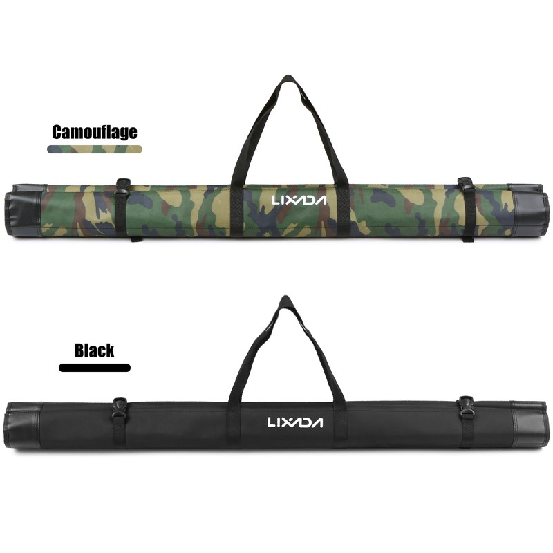 Lixada Fishing Rod Case Portable Soft Case Folding Pole Storage