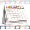 Small Desk Calendar 2025 – 18-Month Standing Flip Calendar for