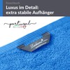 Lashuma Men's Bath Towel 70 x 140 cm Blue Capri