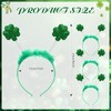 Virtue morals St Patricks Day Women's Headband and Glasses Set,