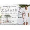 MLANM Men's 2 Piece Outfit Summer Short Sleeve Button Down