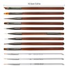 12 Pcs Nail Art Brushes, Acrylic Nail Design Brushes Professional,