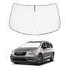Proadsy - Parasol plegable para parabrisas delantero 2024, ajuste personalizado,