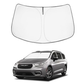 Proadsy - Parasol plegable para parabrisas delantero 2024, ajuste personalizado, accesorios para Chrysler Pacifica Minivan 2017-2024
