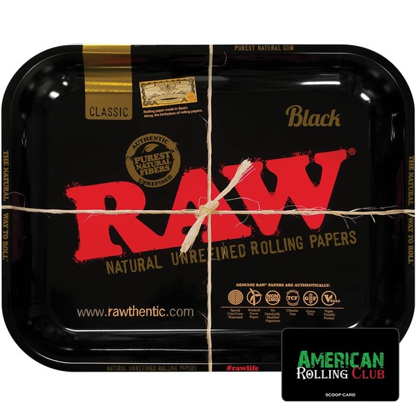 RAW Black Tray | Large | Includes ARC Scoop Card
