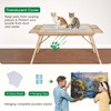 TEAKMAMA 27.6" H Tall 1500 Piece Puzzle Table with Legs,
