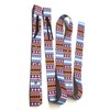cinch strap set latigo tribal purple and blue 2"