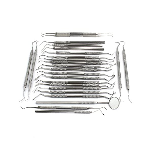 AA PRO 25 PCS Premium Dental Professional Basic Set Explorers