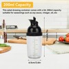 Salad Dressing Shaker, Salad Dressing Bottle Clear Salad Dressing Mixer