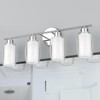 Aipsun 4 Lights Bathroom Light Fixture Chrome Vanity Lights Up