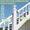 8 Pair 30° Deck Railing Bracket Stair Connector Stainless Steel