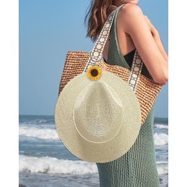 KEYDUACU Hat Clip- Women's Travel Hat Clip-Hat Holder for Travel on Bag (Yellow)