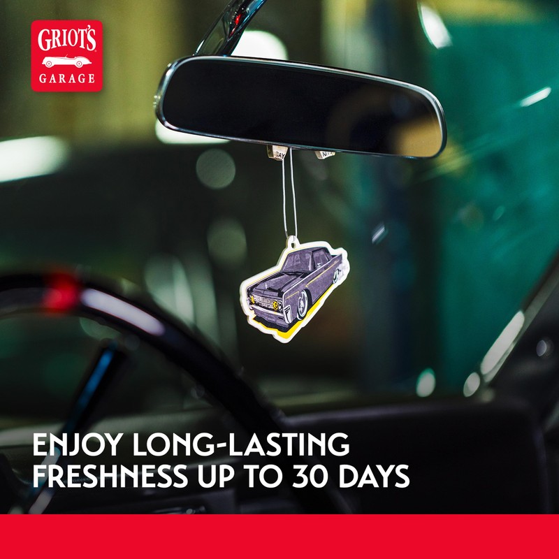 Griot's Garage Stinky-Be-Gone Hanging Air Freshener, Odor Remover, Car Scent