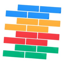 Tofficu 60pcs Dry Erase Labels Reusable Name Tags for School Office and Home Stickers