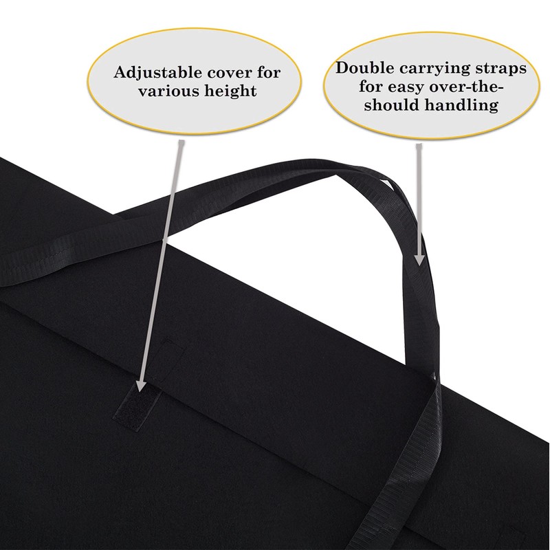 Table extension leaf storage bag Large protection cover for easy