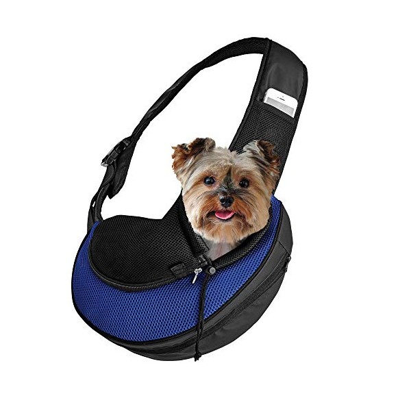 Expandable Pet Carrier Sling Bag - Small Dog, Puppy and