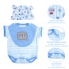 BABESIDE 9 Pcs Reborn Baby Doll Clothes with Bassinet for