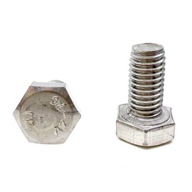 M8 Hex Bolt, M8-1.25 x 16mm Hex Head Screw Bolts, 304 Stainless Steel, Fully Threaded, Plain Finish, Hex Tap Bolts 20Pcs (M8x16mm)