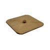 Amish Double Pie Carrier Square Oak Handmade Gingerich Style Basket