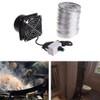 Smoke Absorber Fume Extractor Fan USB Adjustable Speed Solder Pipe
